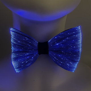 LED butterfly med multifarvet lys - Sort